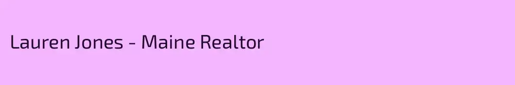 Lauren Jones - Maine Realtor